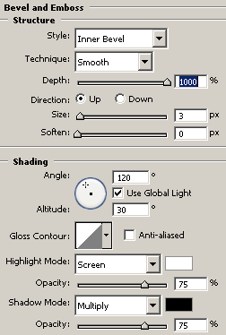 menu button