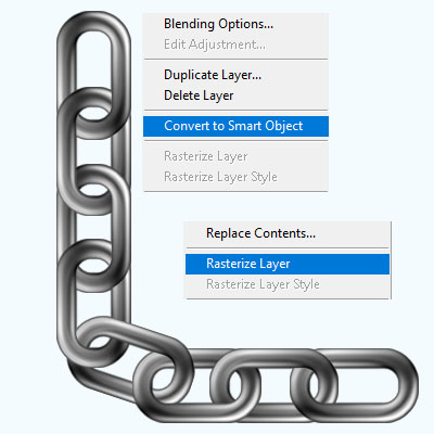 create iron chain in photoshop