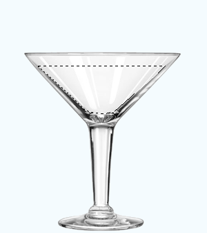 martini drink glass