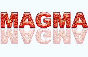 magma text