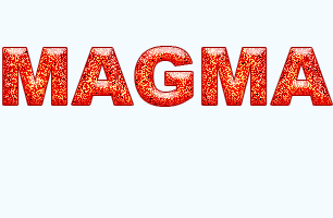 magma text