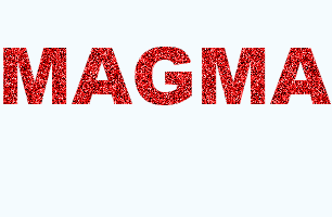 magma text