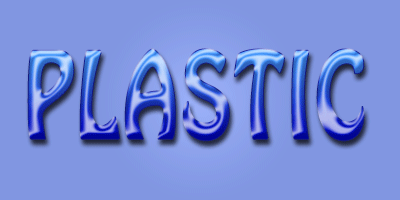 plastc text effect